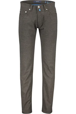 Pierre Cardin Katoenen chino zonder omslag