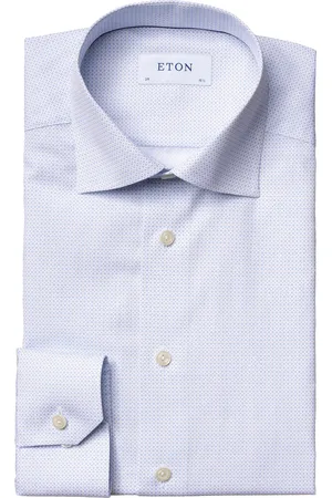 Eton Overhemd effen slim fit