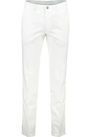 M.E.N.S. Witte chino katoen madison u
