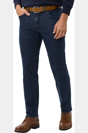 Brax Spijkerbroek 5-pocket katoen blauw