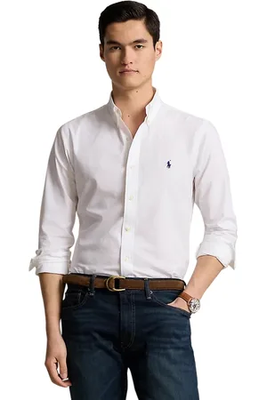 Ralph Lauren Overhemd normale fit effen met logo