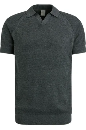 Cast Iron Poloshirt normale fit effen katoen