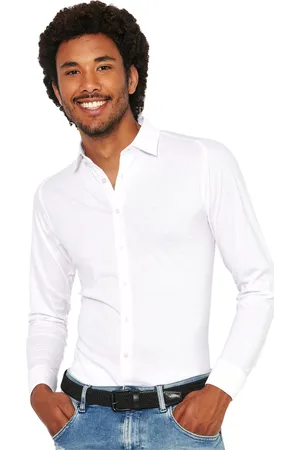 DESOTO Business overhemd slim fit effen katoen