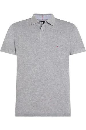 Tommy Hilfiger Polo gemeleerd katoen