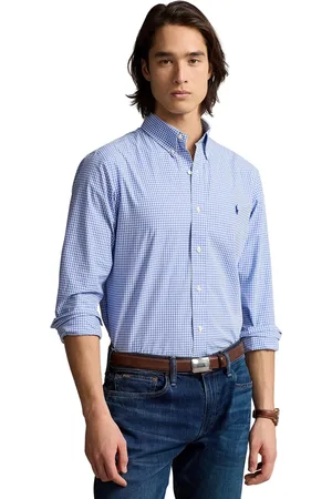 Ralph Lauren Casual overhemd normale fit geruit katoen