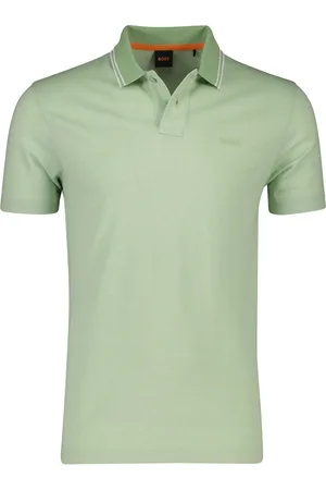 HUGO BOSS BOSS Orange Peoxfordnew polo slim fit effen lichtgroen
