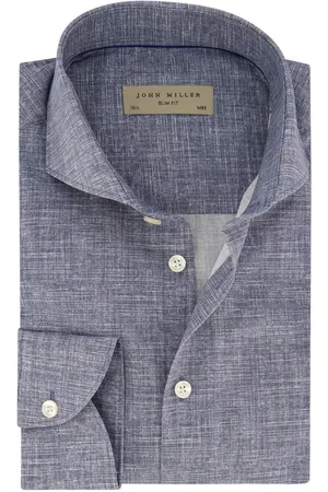 john miller Overhemd slim fit katoen