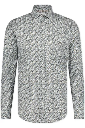Blue Industry Casual overhemd slim fit met print katoen