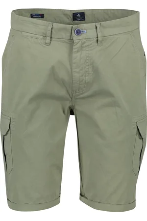 New Zealand Bermuda larry bay effen khaki katoen