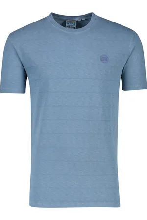 Superdry T-shirt effen ronde hals korte mouw met logo