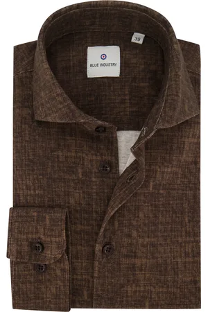 Blue Industry Casual overhemd slim fit geprint katoen