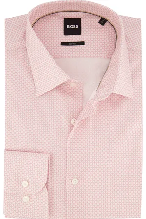 HUGO BOSS BOSS H-Hank overhemd slim fit geprint