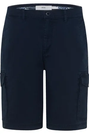 Brax Korte broek effen katoen normale fit