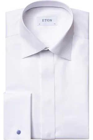 Eton Overhemd effen Signature Twill Evening Shirt