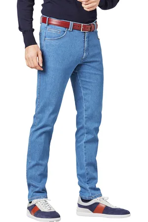 Meyer Jeans Dublin effen denim Italian slim fit