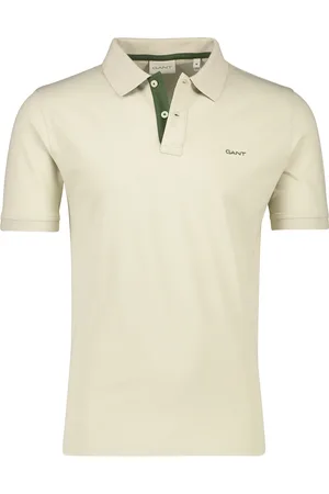 GANT Katoenen polo normale fit korte mouw 2-knoops