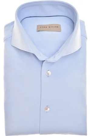john miller Overhemd mouwlengte 7 Slim Fit effen
