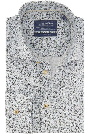 Ledub Overhemd Modern Fit New geprint
