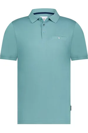 State of art Lichtblauwe polo wijde fit