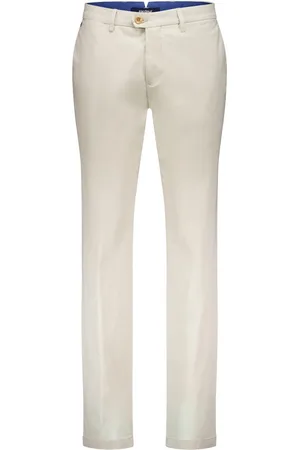 Atelier Gardeur Katoenen chino beige slim fit