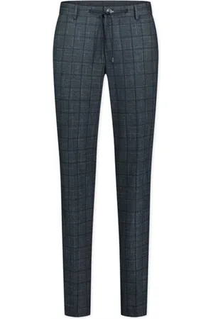 Blue Industry Slim fit pantalon mix en match geruit