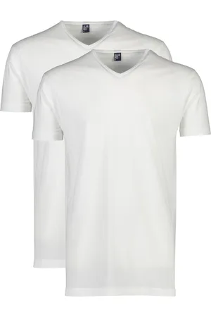 Alan Red Vermont t-shirt 2-pack effen katoen