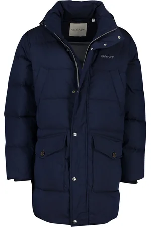 GANT Winterjas navy uni normale fit