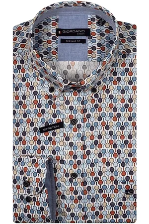 Giordano Overhemd racket geprint katoen
