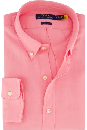 Ralph Lauren Overhemd slim fit effen linnen