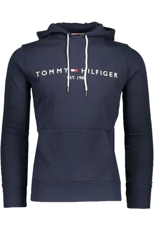 Tommy Hilfiger Sweater navy met opdruk