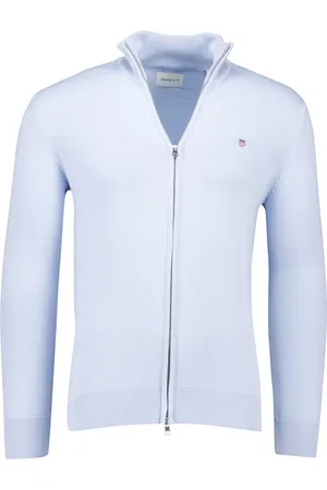 GANT Vest effen katoen normale fit