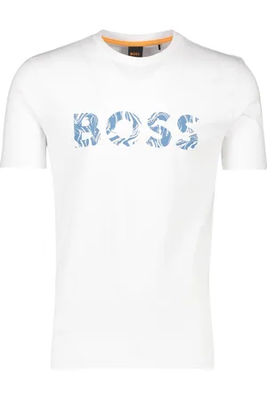 HUGO BOSS Boss Orange Bossocean t-shirt effen katoen normale fit