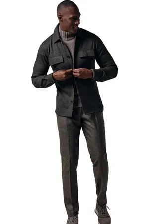 Profuomo Trendy overshirt effen normale fit