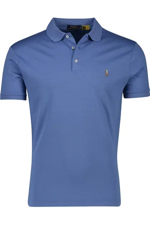 Ralph Lauren Polo korte mouw Custom Slim Fit effen katoen