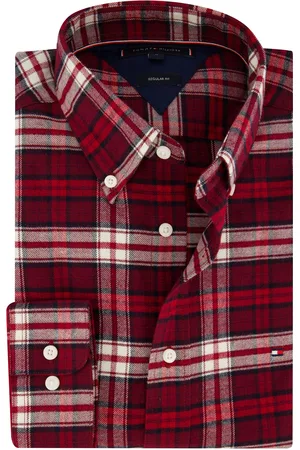 Tommy Hilfiger Geruite overhemd katoen regular fit