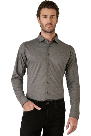 DESOTO Business overhemd slim fit effen katoen