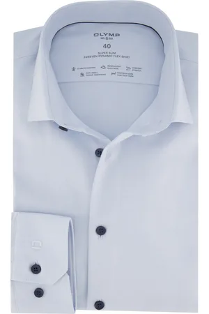 Olymp Business overhemd No. 6 super slim fit effen katoen