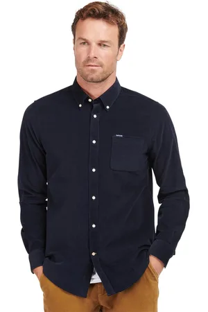 Barbour Overhemd navy uni Tailored Fit