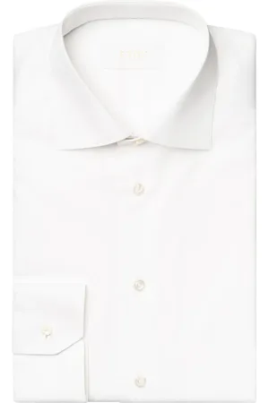 Eton Witte slim fit business overhemd
