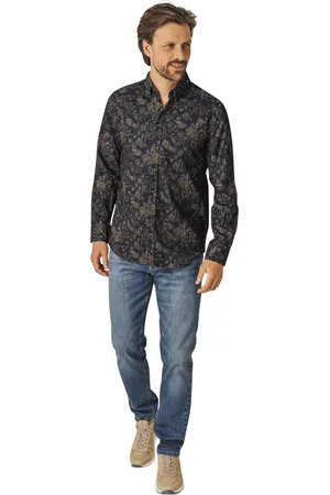 State of art Casual overhemd wijde ft corduroy navy