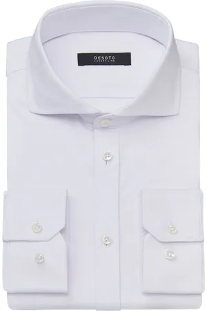 DESOTO Business overhemd slim fit effen katoen