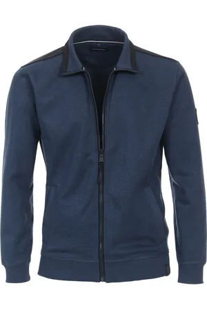 Casa Moda Vest rits effen katoen