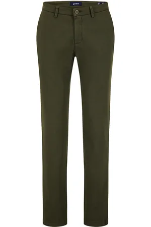 Atelier Gardeur Savage chino legergroen effen lyocell