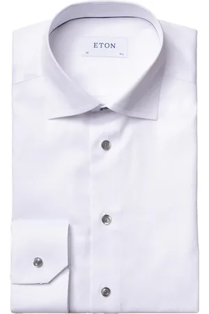 Eton Signature twill katoenen overhemd contemporary fit