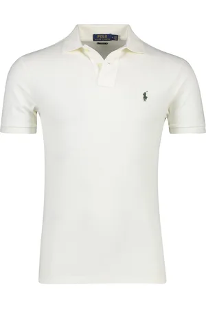 Ralph Lauren Poloshirt off-white Ralph Lauren Slim Fit