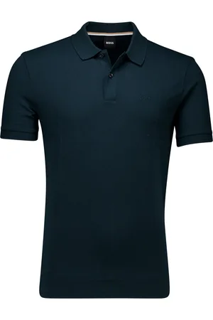 HUGO BOSS Boss Polo Pallas donkergroen effen