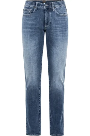 Camel Active Jeans effen denim Madison slim fit