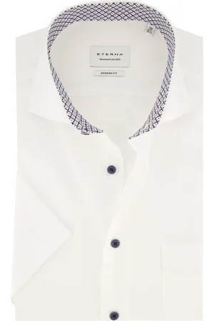 ETERNA Overhemd Modern Fit korte mouw