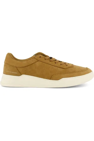 Tommy Hilfiger Lage sneakers effen leer