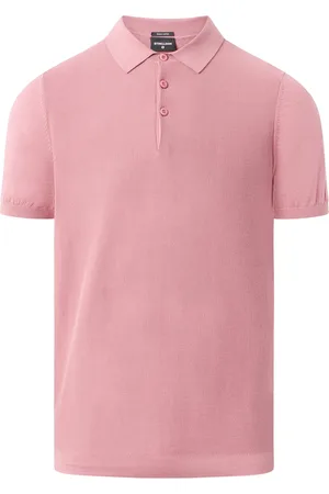 Strellson Poloshirt 3 knoops normale fit effen katoen